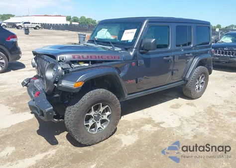 2020 Jeep Wrangler Unlimited Rubicon 4X4 из США, поврежденный, VIN 1C4HJXFN2LW190199